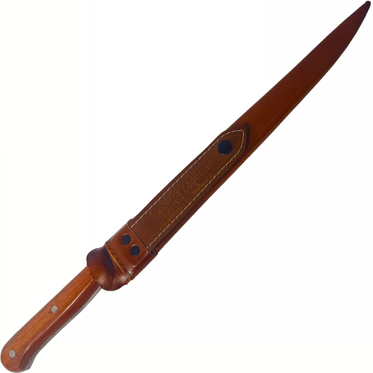Faca Campeira Língua De Chimango 12' Aço Carbono Com Bainha