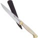 Faca Peixeira Aço Inox Cabo Osso Metal 8 Polegadas e Bainha