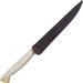 Faca Peixeira Aço Inox Cabo Osso Metal 8 Polegadas e Bainha