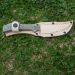 Faca Pequena Correadeira Inox 4' para Correar Castrar Cabo Chifre