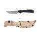 Faca Pequena Correadeira Inox 4' para Correar Castrar Cabo Chifre