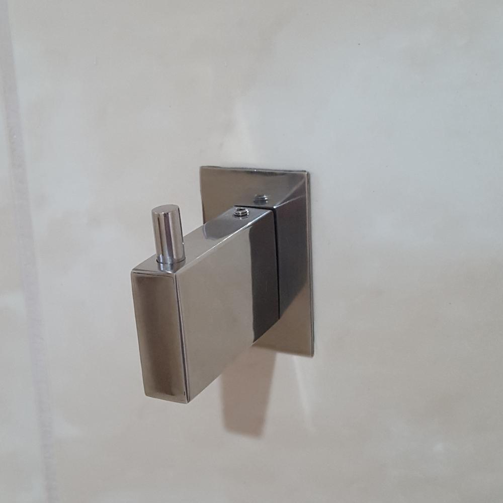 Gancho em Aço Inox Cabide de Parede Roupas Toalheiro Banheir