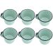Jogo de Xícaras Café Caneca Esmaltada 400ml Caneca de Agata Verde Baby