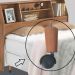 Kit 10 Pés de Cama Box Casal com 6 Pés Palitos Fixos 4 Rodíz
