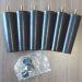 Kit 12 Pés Para Cama Box Baú Solteiro Casal Pé Para Moveis 13cm Preto
