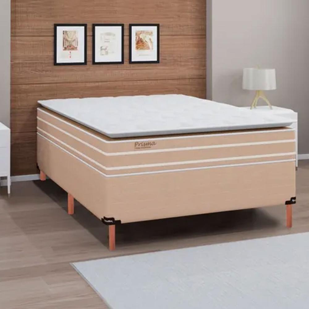 Kit 16 Pés para Cama Box Casal Pés de Madeira 20cm Pé Palito Dimader Mel