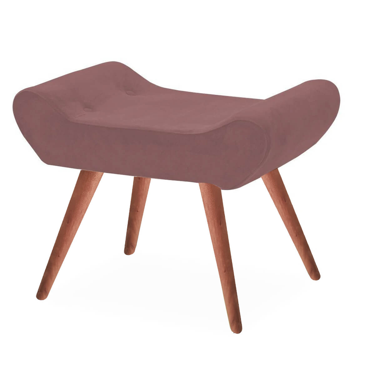 Kit 4 Pés de Madeira 30cm Inclinados com Adaptadores Pretos para Poltronas