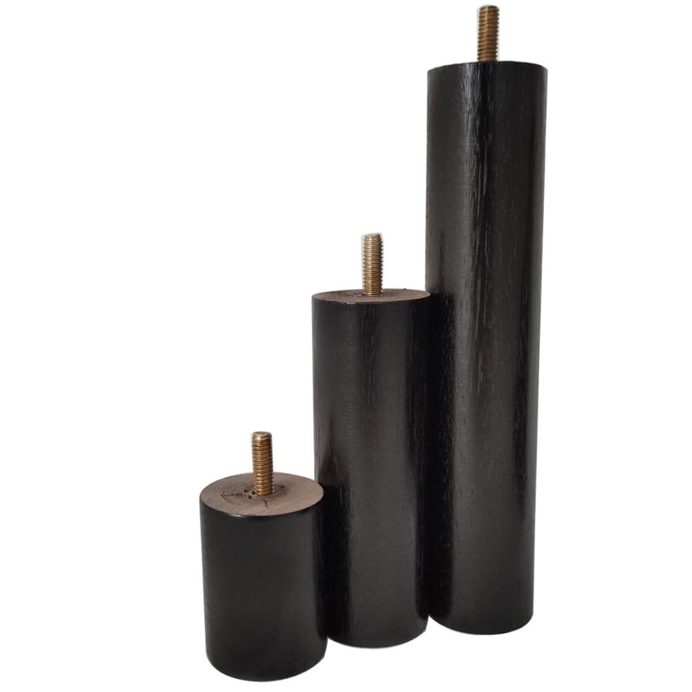 Kit 6 Pés Anti Refluxo Para Cama Pés De Madeira Cama Box