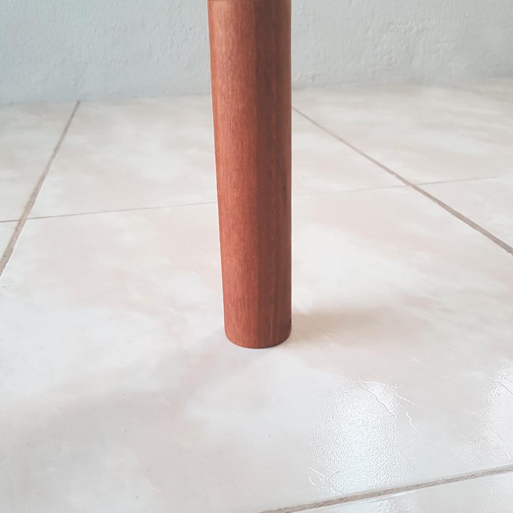 Kit 6 Pés De Madeira 20cm Pe Para Cama Box Solteiro Pés Para Móveis Pé Palito Mel