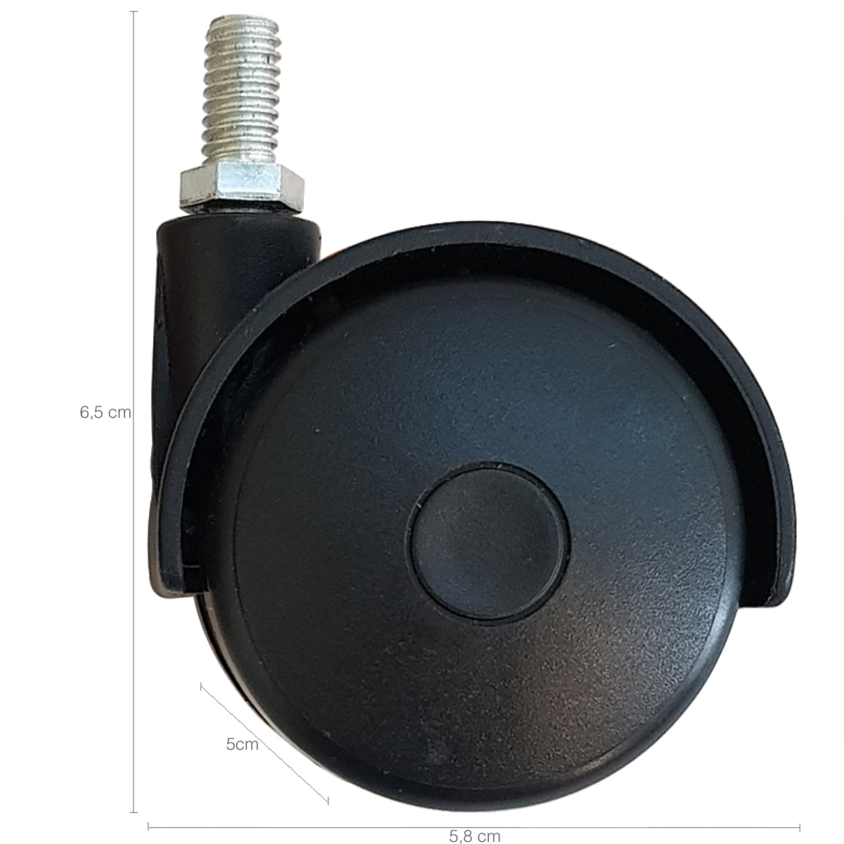 Kit 6 Rodizio Para Moveis Pé De Cama Box Rodinha Para Cama