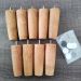 Kit 9 Pés Para Móveis Cama Casal Pé Para Cama Box Em Madeira