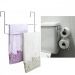 Kit Banheiro Toalheiro 45cm Box Suporte Porta Papel Descarga