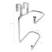 Kit Banheiro Toalheiro 45cm Box Suporte Porta Papel Descarga