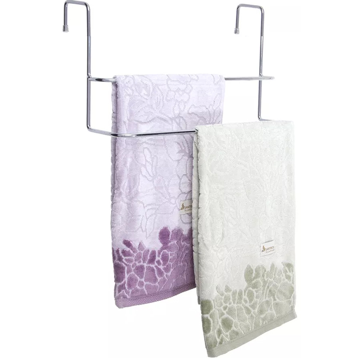 Kit Banheiro Toalheiro 45cm Box Suporte Porta Papel Descarga