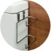 Kit Banheiro Toalheiro 45cm Box Suporte Porta Papel Descarga
