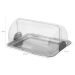 Kit Café Da Manhã Porta Frios Duplo Com Pegador Açucareiro e Porta Pão Aço Inox
