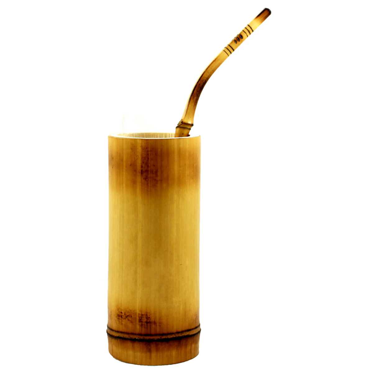 Kit De Cuia E Bomba De Bambu Para Terere Copo Artesanal