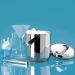 Kit Jarra de Vidro Com Tampa 2L e Balde De Gelo Térmico 2,3L Com Pinça Aço Inox