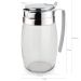 Kit Jarra de Vidro Com Tampa 2L e Balde De Gelo Térmico 2,3L Com Pinça Aço Inox