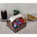 Kit Porta Guardanapos Sachê de Mesa MDF Padaria 1 ao 25 Zanline Marrom
