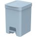 Lixeira de Pedal OU Cesto de Lixo para Cozinha Escritório Linha Trium 12 Litros Azul Glacial