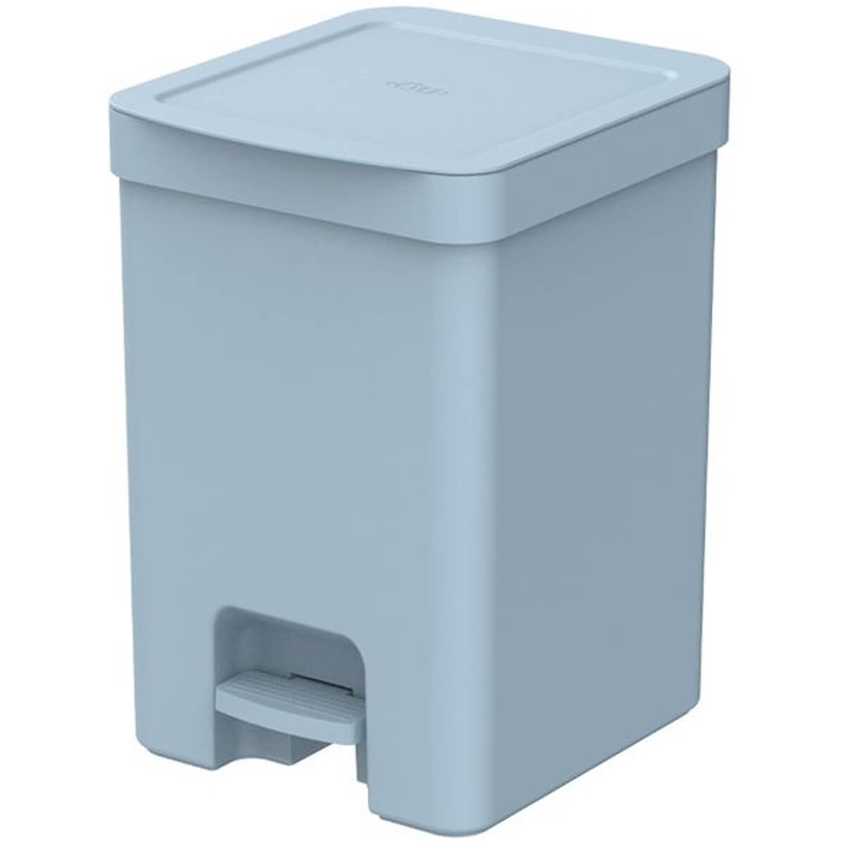 Lixeira de Pedal OU Cesto de Lixo para Cozinha Escritório Linha Trium 12 Litros Azul Glacial