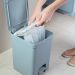 Lixeira de Pedal OU Cesto de Lixo para Cozinha Escritório Linha Trium 12 Litros Azul Glacial
