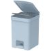 Lixeira de Pedal OU Cesto de Lixo para Cozinha Escritório Linha Trium 12 Litros Azul Glacial