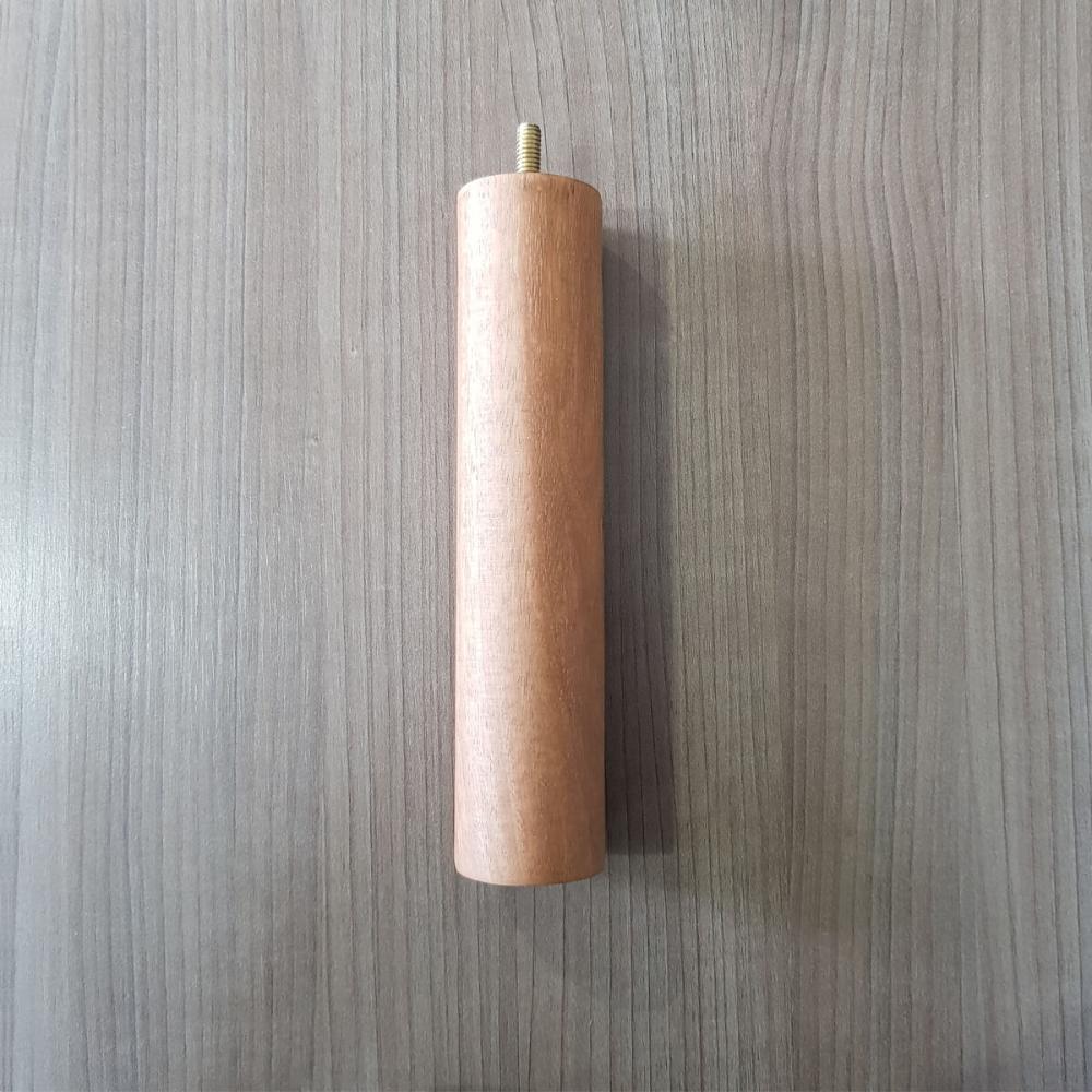 Pé De Cama Box 1 Peça Reposição Pés Para Móveis Pé Palito 20cm Mel
