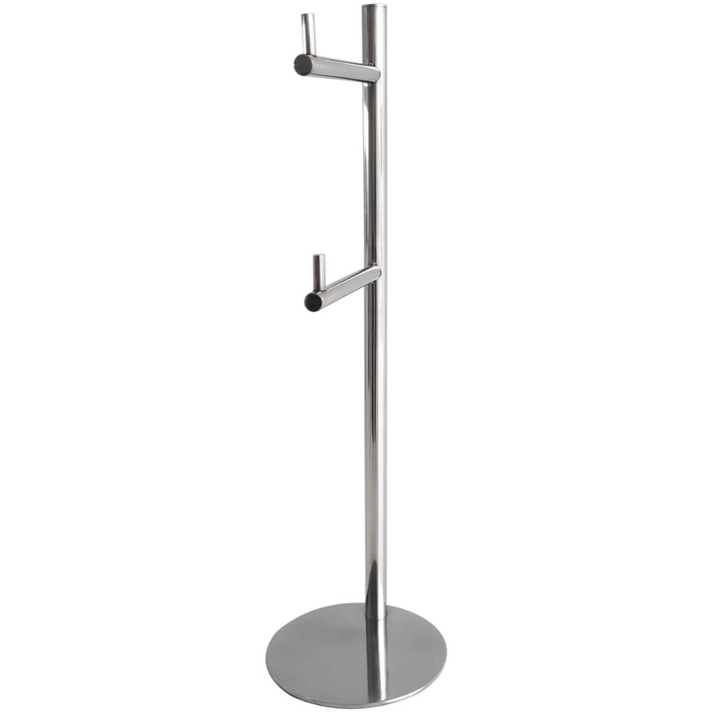 Papeleira em Aço Inox Suporte Porta 2 Rolos Papel Higiênico