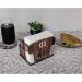 Porta Guardanapos Sachê de Mesa MDF Bar Lanchonete 1 ao 10 Zanline Marrom