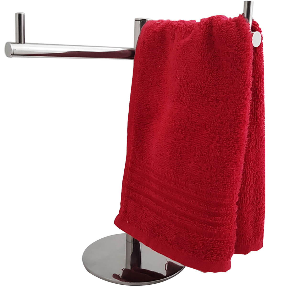 Porta Toalhas De Bancada Toalheiros Para Lavabo Pequeno Inox