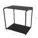 Prateleira Simples Quadrada Nicho Estilo Industrial Decorativo Preto Fosco