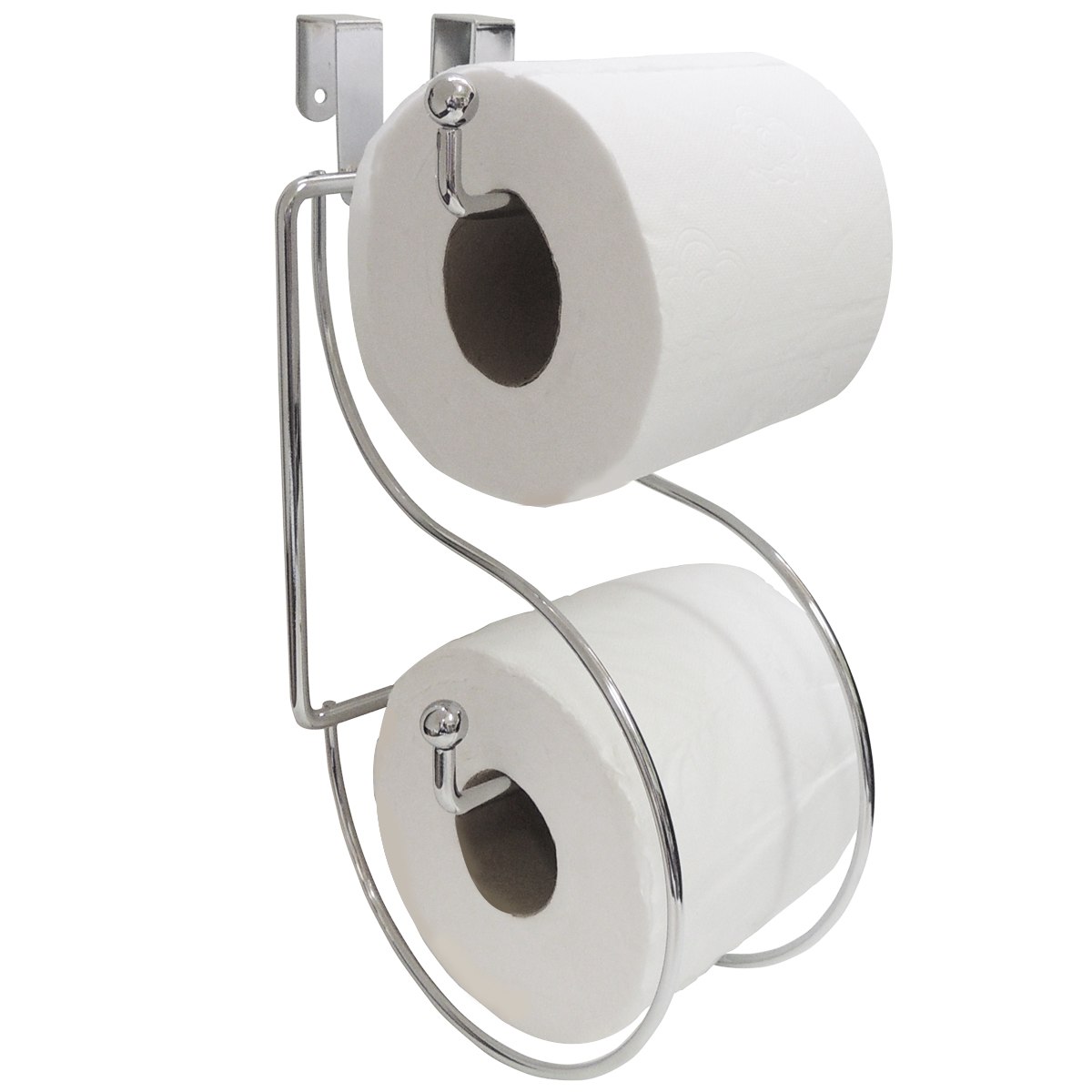 Suporte Duplo Porta Papel Higiênico Caixa Descarga Acoplada