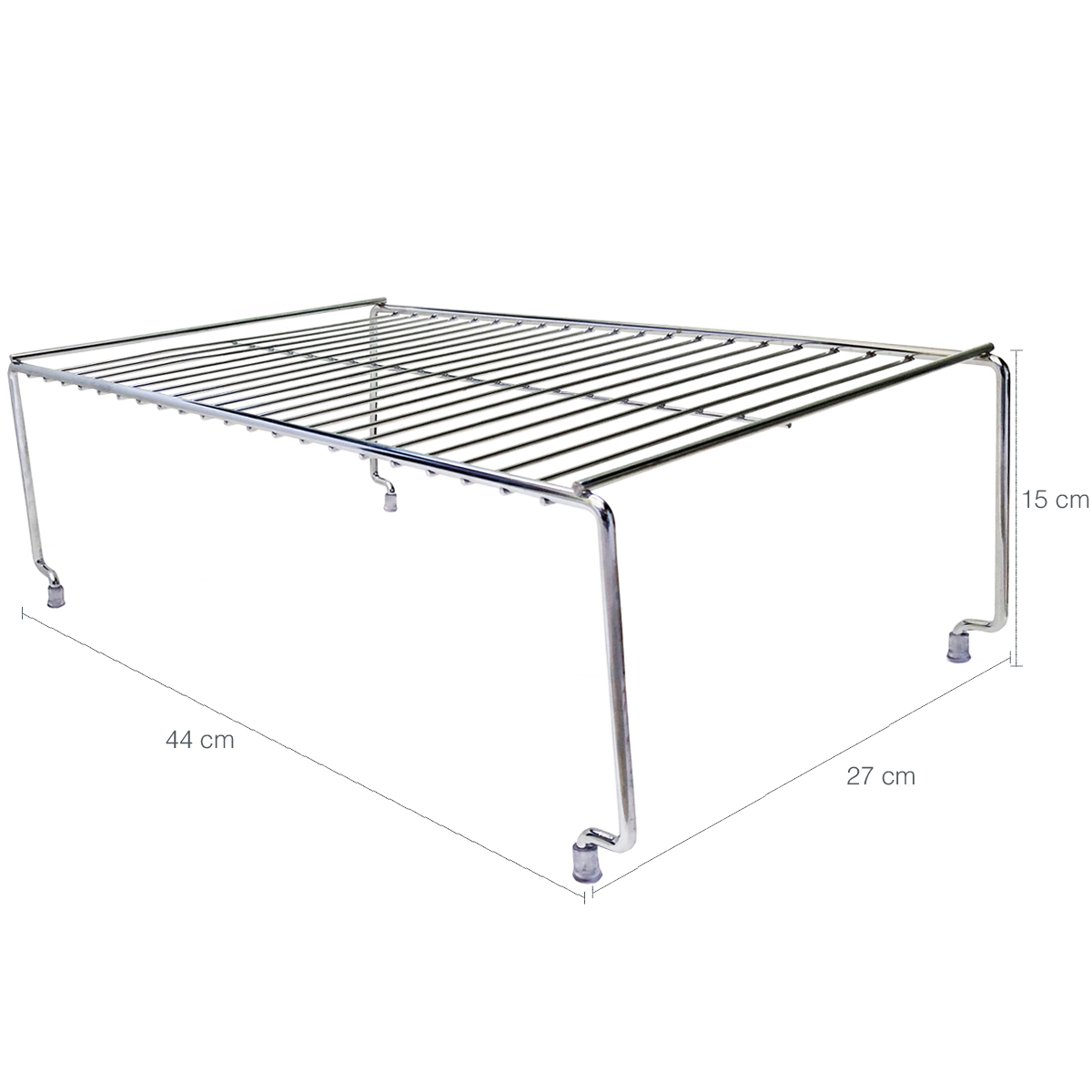 Suporte Organizador De Armário Prateleira Aramado Componível Grande 44cm