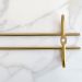 Suporte Para Pendurar Taças 42cm Organizador Porta Taças Suspenso Dourado