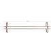 Suporte Para Pendurar Taças 42cm Organizador Porta Taças Suspenso Rose Gold