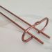Suporte Para Pendurar Taças 42cm Organizador Porta Taças Suspenso Rose Gold