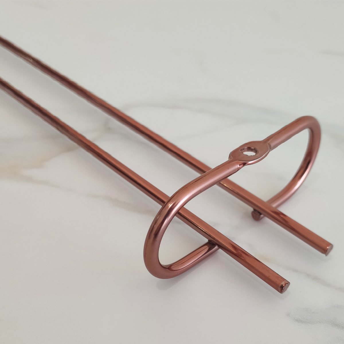 Suporte Para Pendurar Taças 42cm Organizador Porta Taças Suspenso Rose Gold