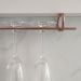 Suporte Para Pendurar Taças 42cm Organizador Porta Taças Suspenso Rose Gold