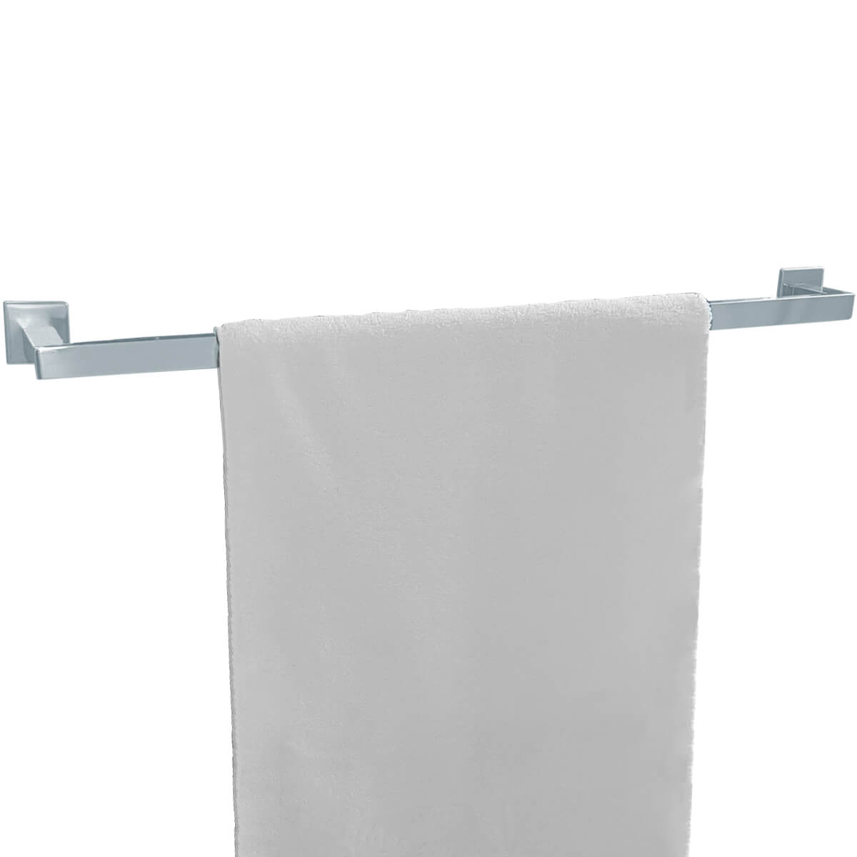 Suporte Para Toalha De Banho Toalheiro 60cm Banheiro Inox