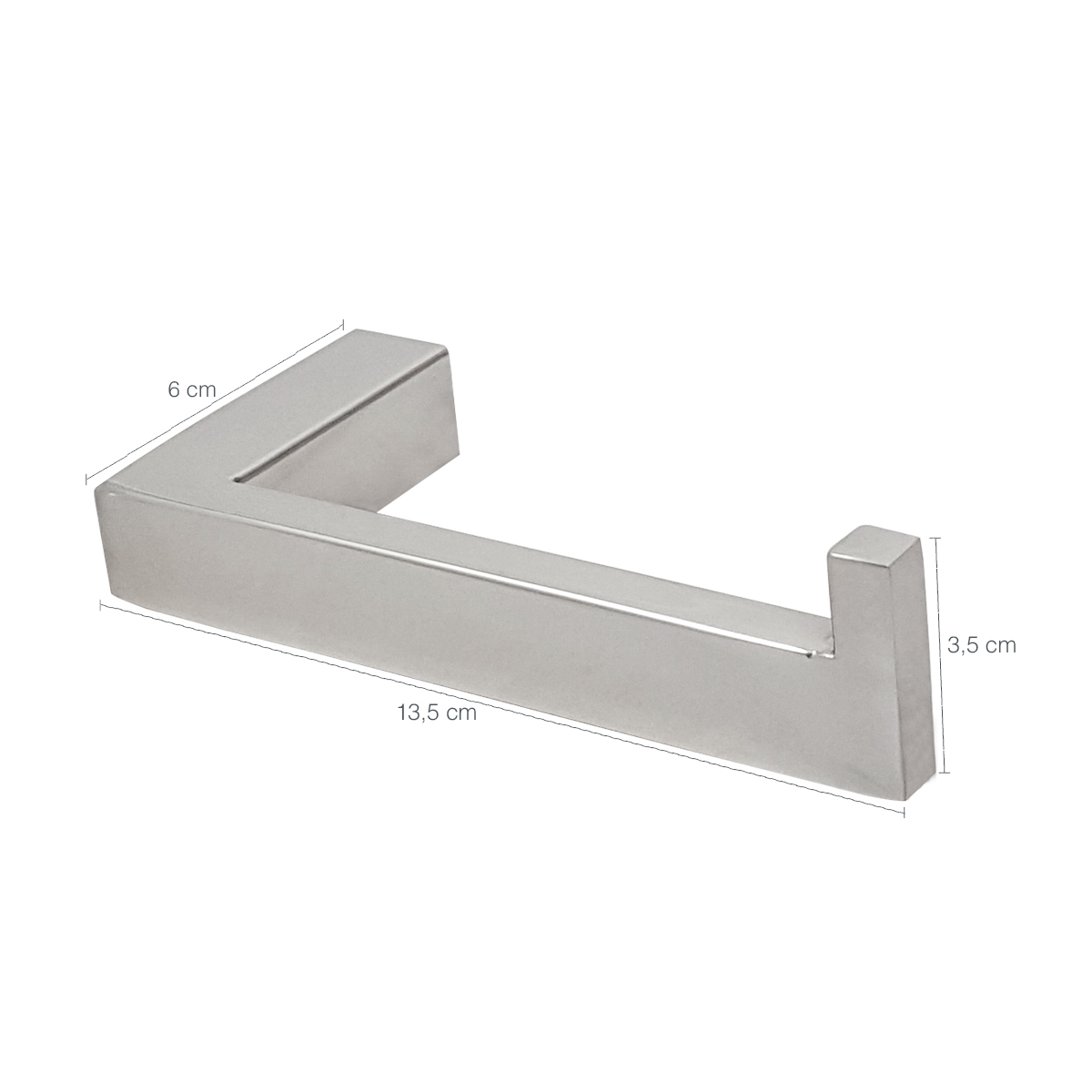Suporte Porta Papel Higiênico Papeleira Banheiro Aço Inox