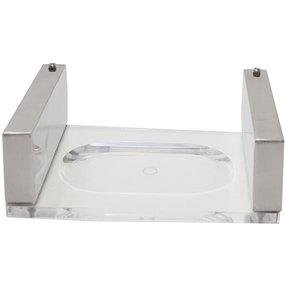 Suporte Porta Sabonete Barra Saboneteira Aço Inox Acrílico