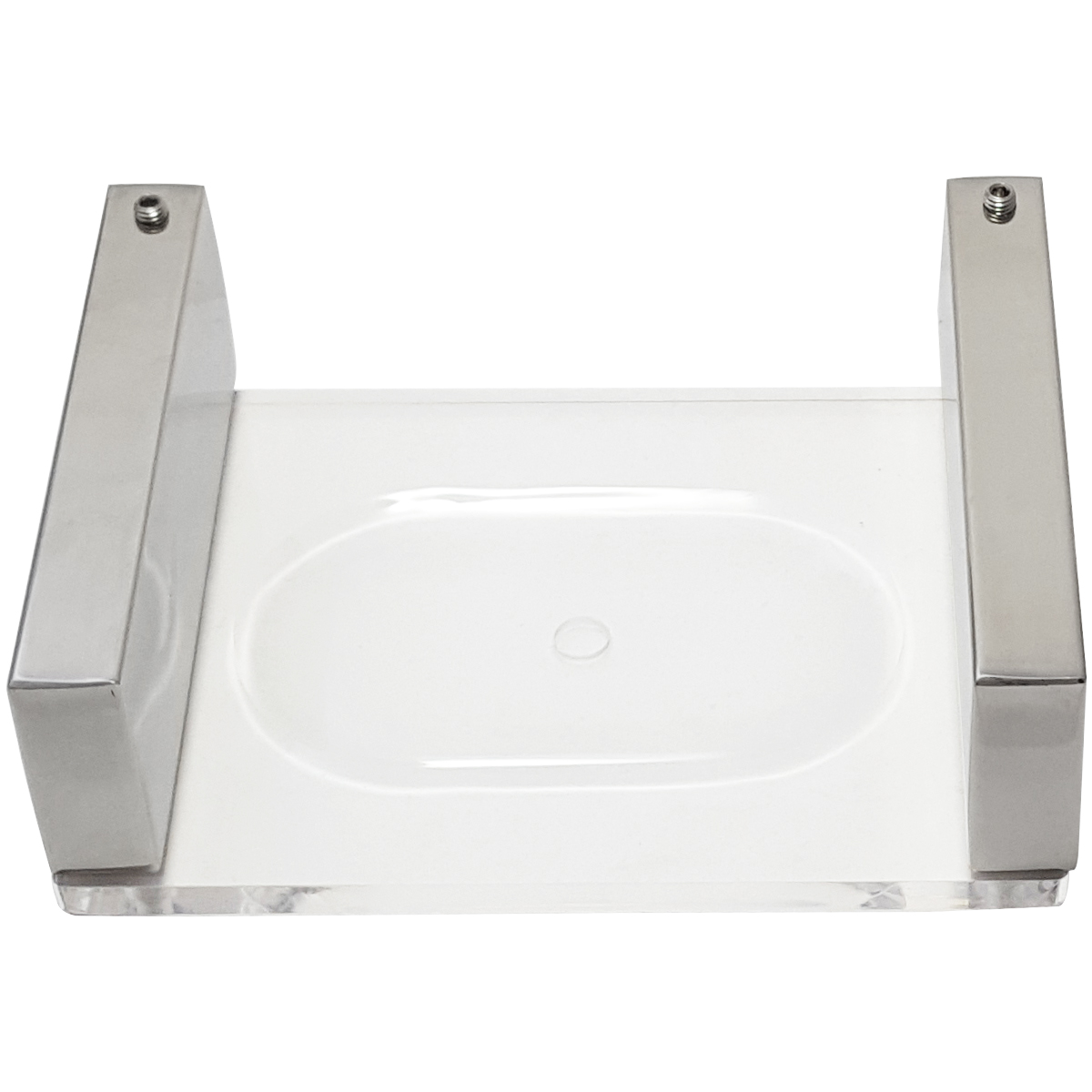 Suporte Porta Sabonete Barra Saboneteira Aço Inox Acrílico