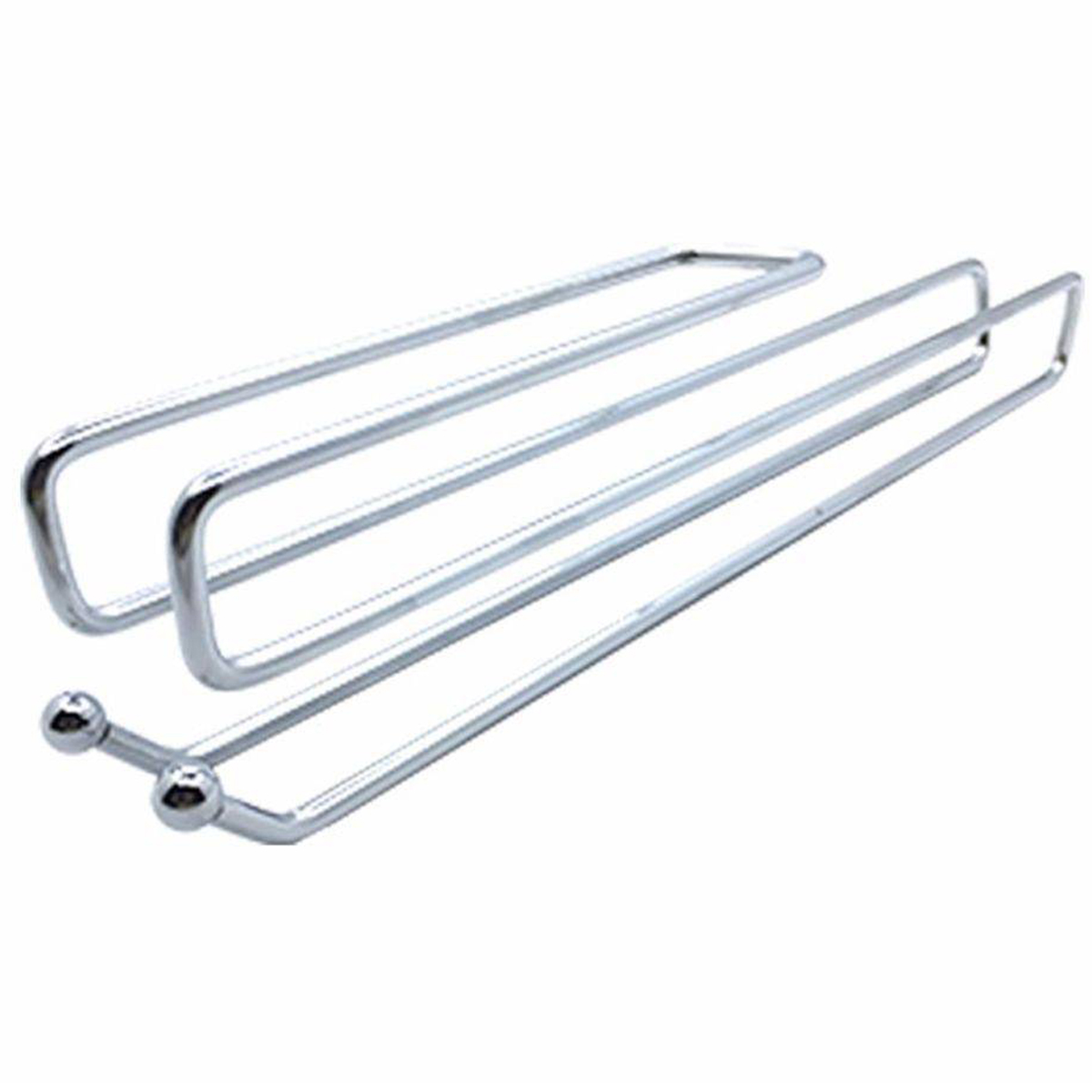 Suporte Porta Taças De Encaixe Simples Cromado Armário