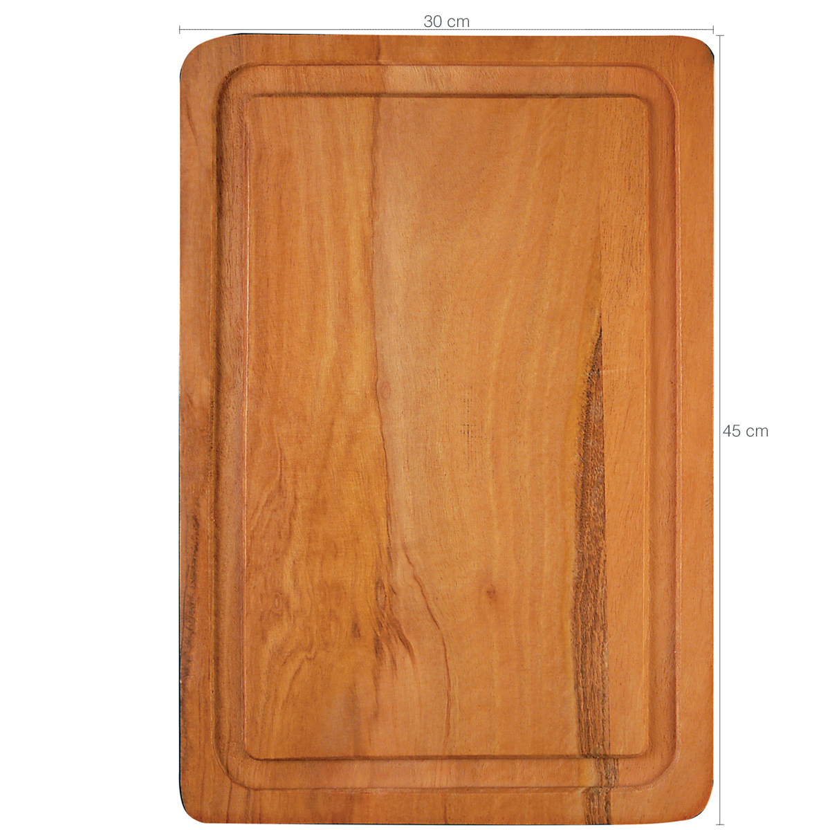Tábua De Corte Legumes Carne Cozinha Churrasco 45x30cm