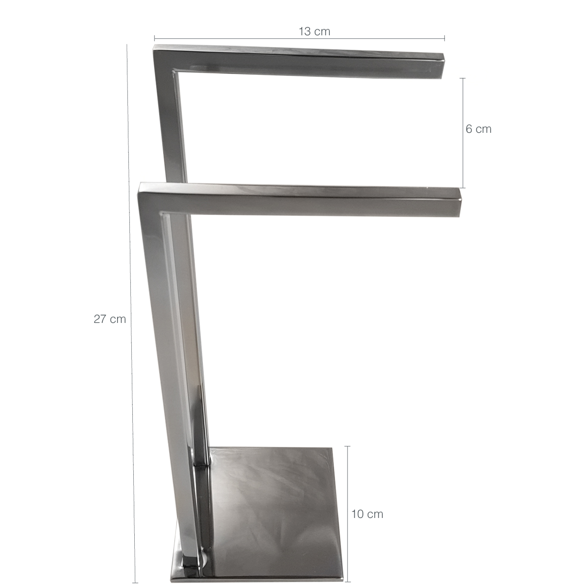 Toalheiro Pia Banca Suporte Toalha Mãos Rosto Inox Lavabo
