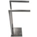 Toalheiro Pia Banca Suporte Toalha Mãos Rosto Inox Lavabo