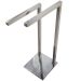 Toalheiro Pia Banca Suporte Toalha Mãos Rosto Inox Lavabo