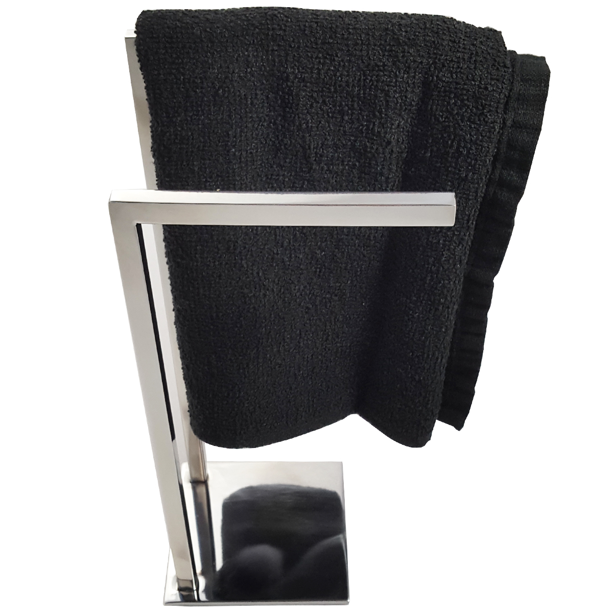 Toalheiro Pia Banca Suporte Toalha Mãos Rosto Inox Lavabo